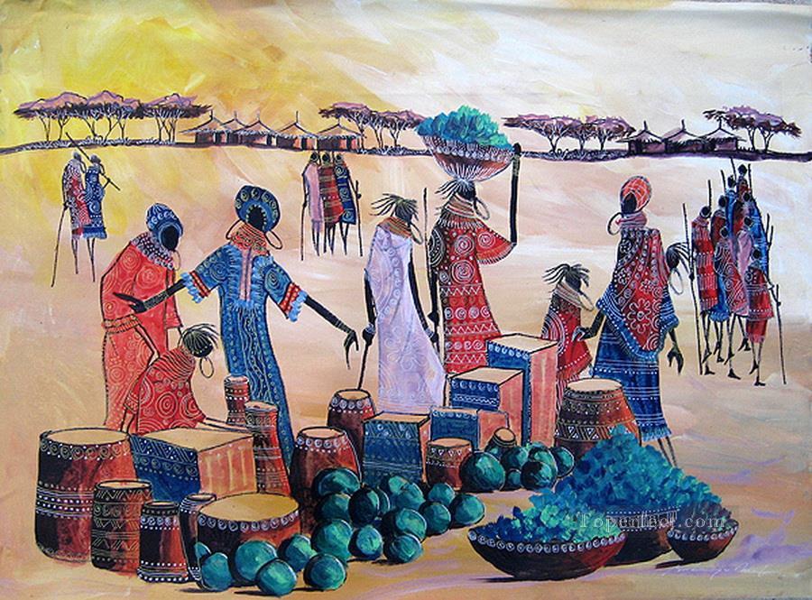 Bartering African Oil Paintings